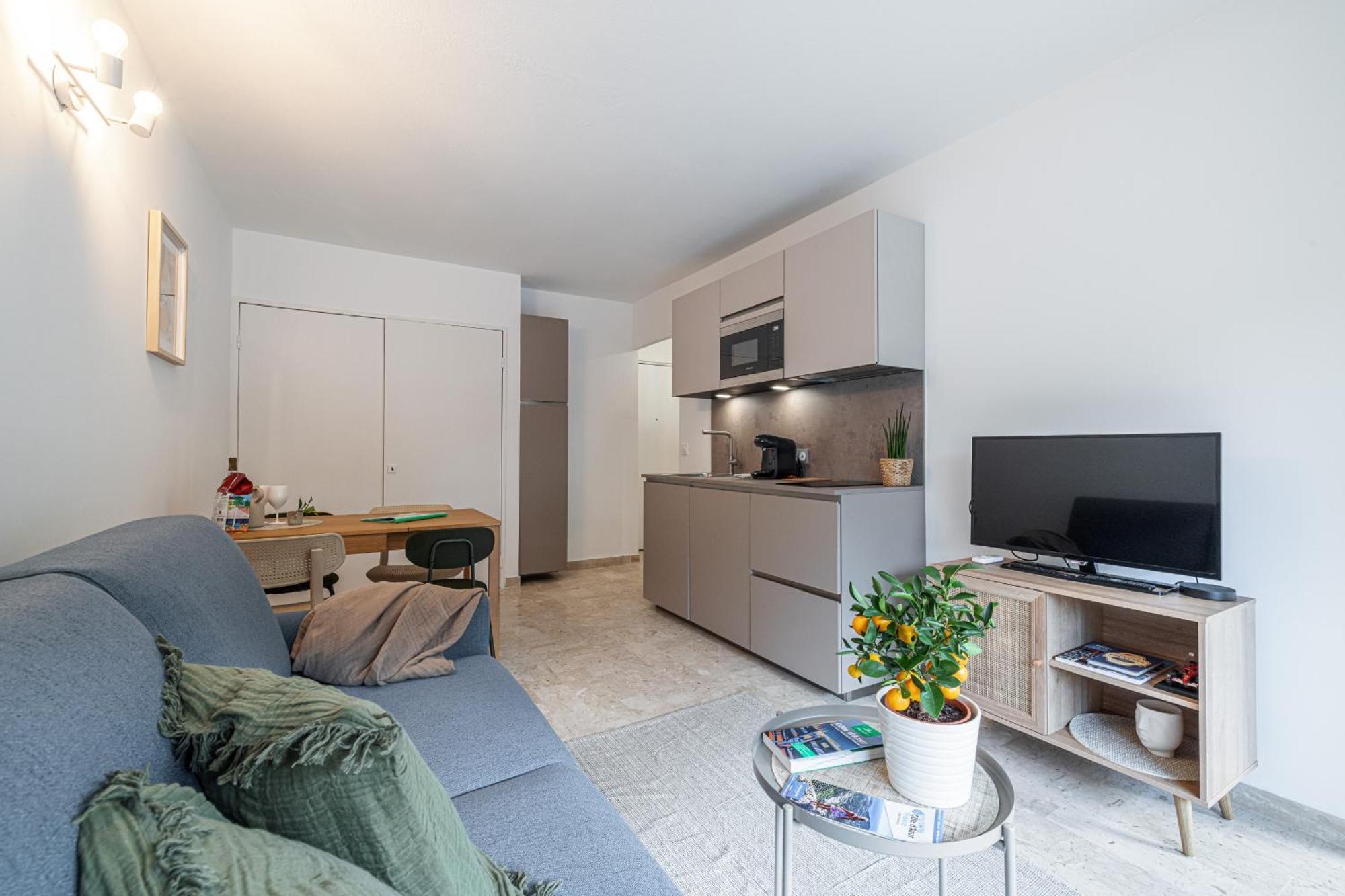 Appartement 2P Renove Avec Terrasse Au Port De 니스 외부 사진